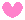Large sized pixel pink heart
